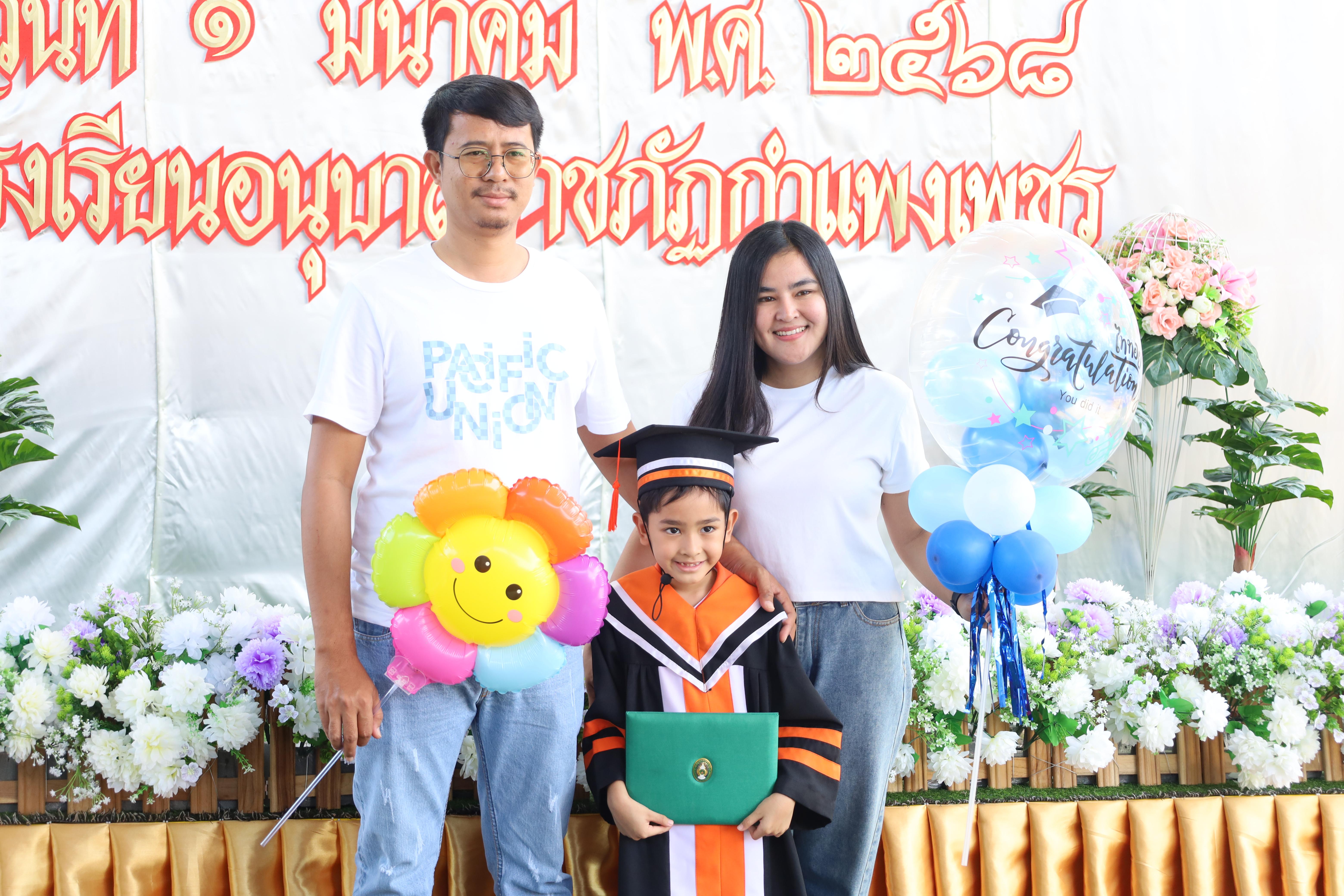 175. กิจกรรมบัณฑิตน้อย โรงเรียนอนุบาลราชภัฏกำแพงเพชร