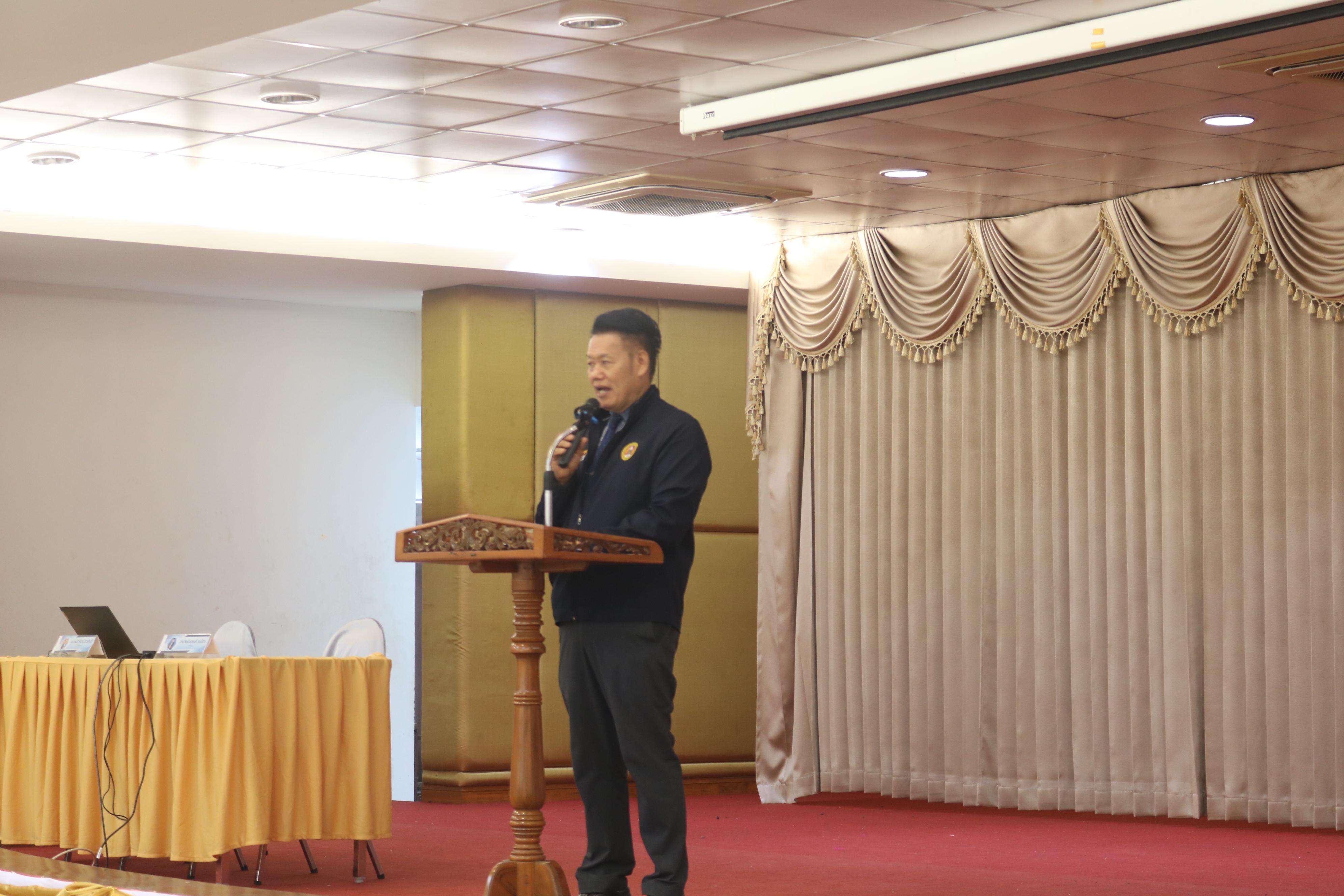 13. การอบรมกฎระเบียบและแนวทางการจัดกิจกรรมต้อนรับนักศึกษาใหม่