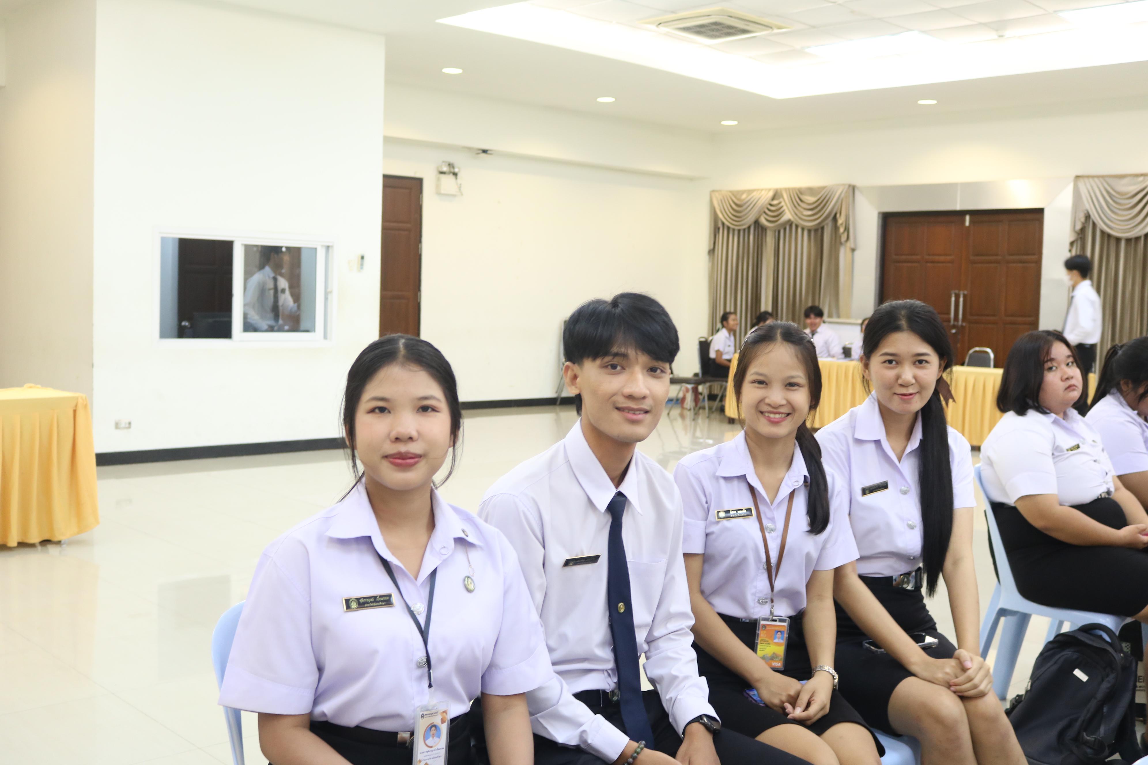 35. การอบรมกฎระเบียบและแนวทางการจัดกิจกรรมต้อนรับนักศึกษาใหม่