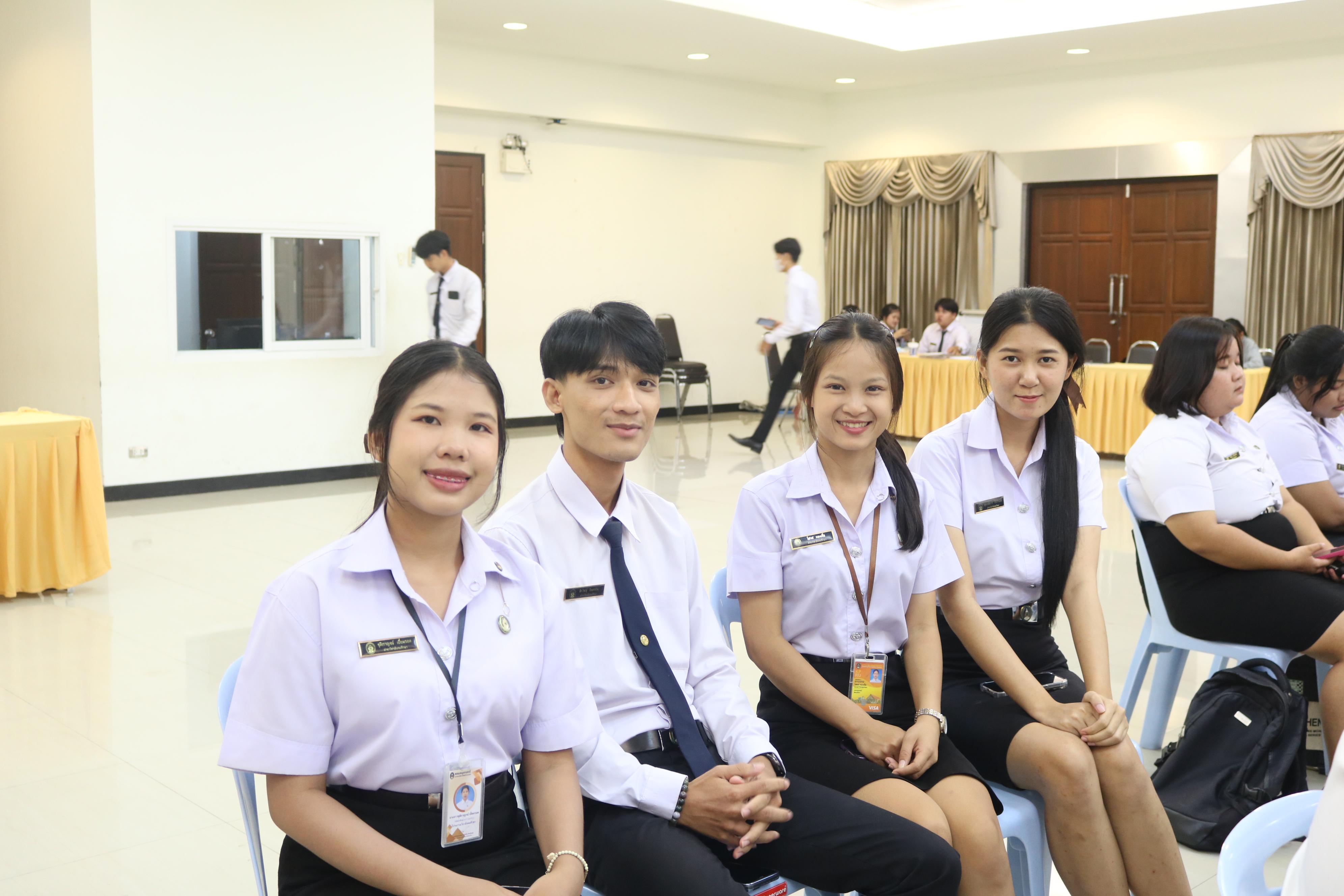 36. การอบรมกฎระเบียบและแนวทางการจัดกิจกรรมต้อนรับนักศึกษาใหม่