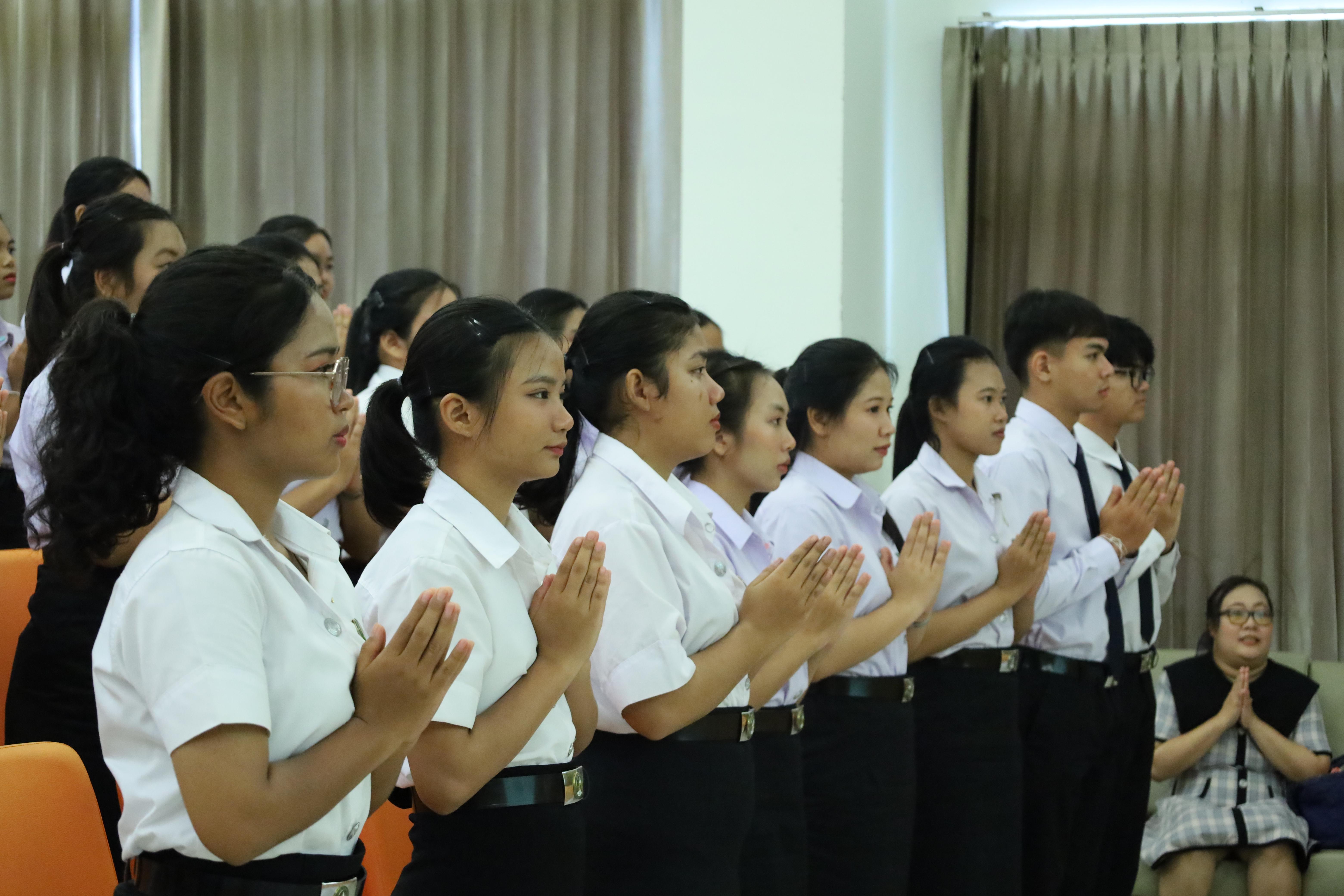 12. โครงการเตรียมความพร้อมนักศึกษาใหม่โปรแกรมวิชาภาษาไทย ปีการศึกษา2568