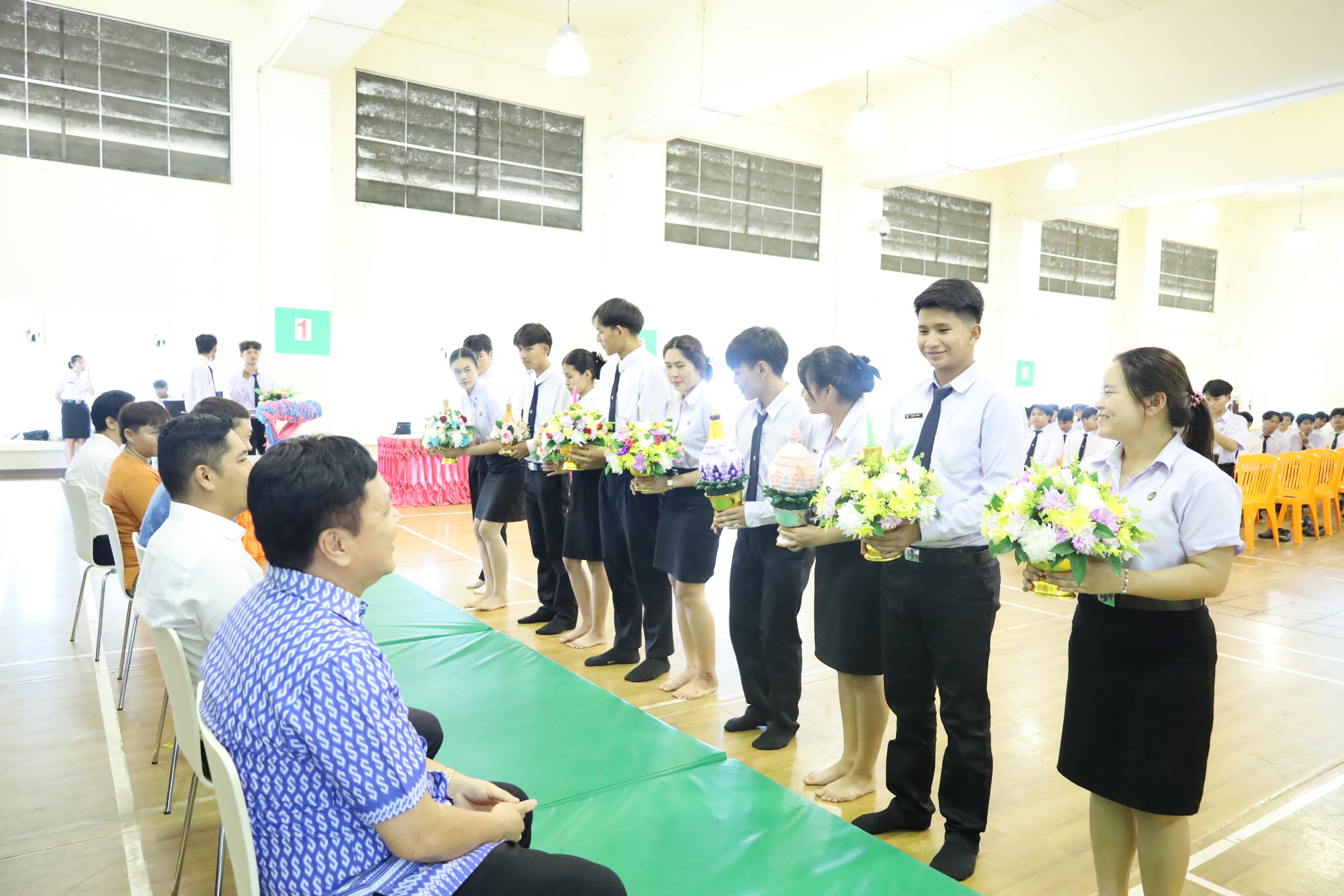 57. พิธีไหว้ครูโปรแกรมวิชาพลศึกษา
