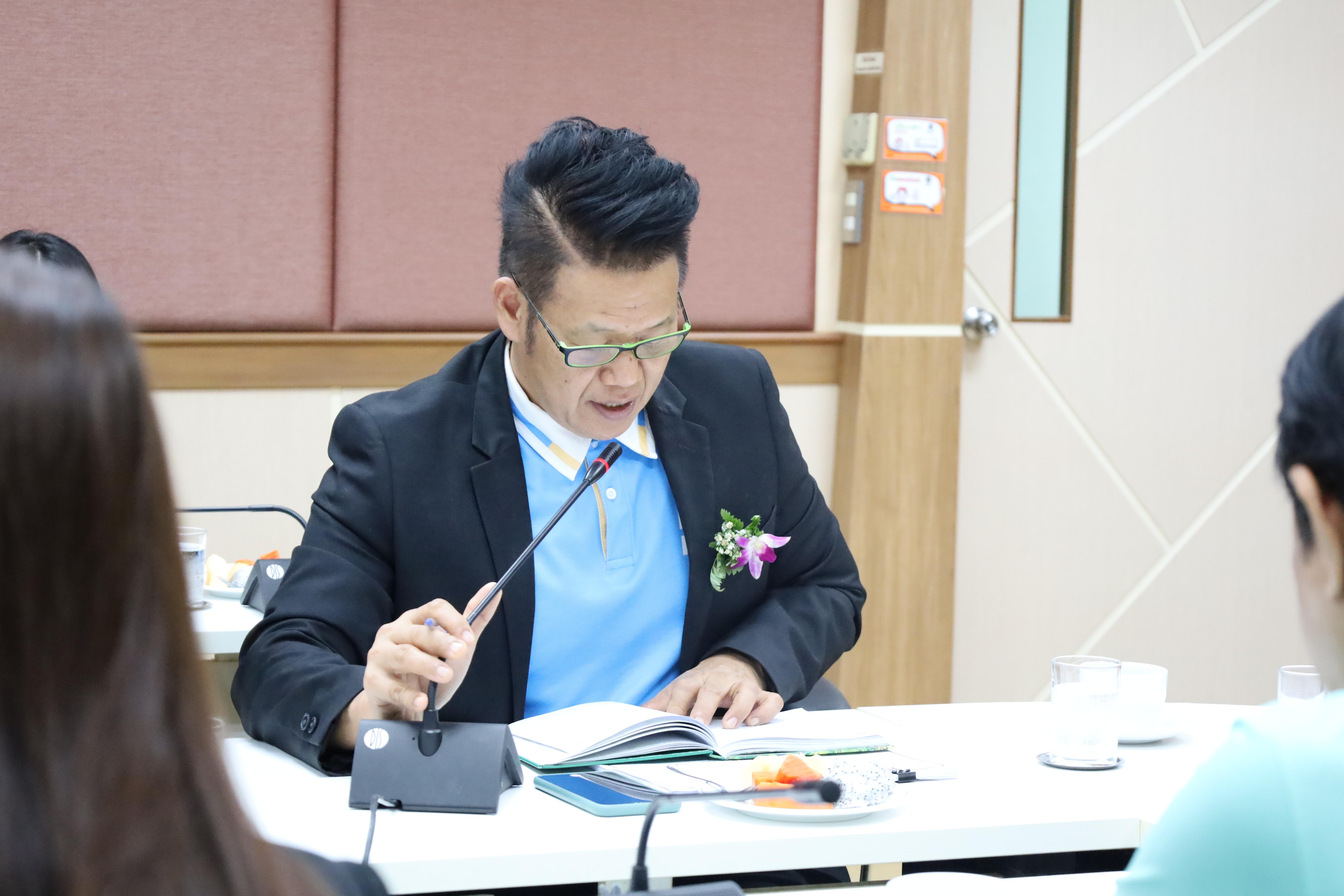 36. ผู้บริหารคณะครุศาสตร์รับมอบนโยบายจากอธิการบดี