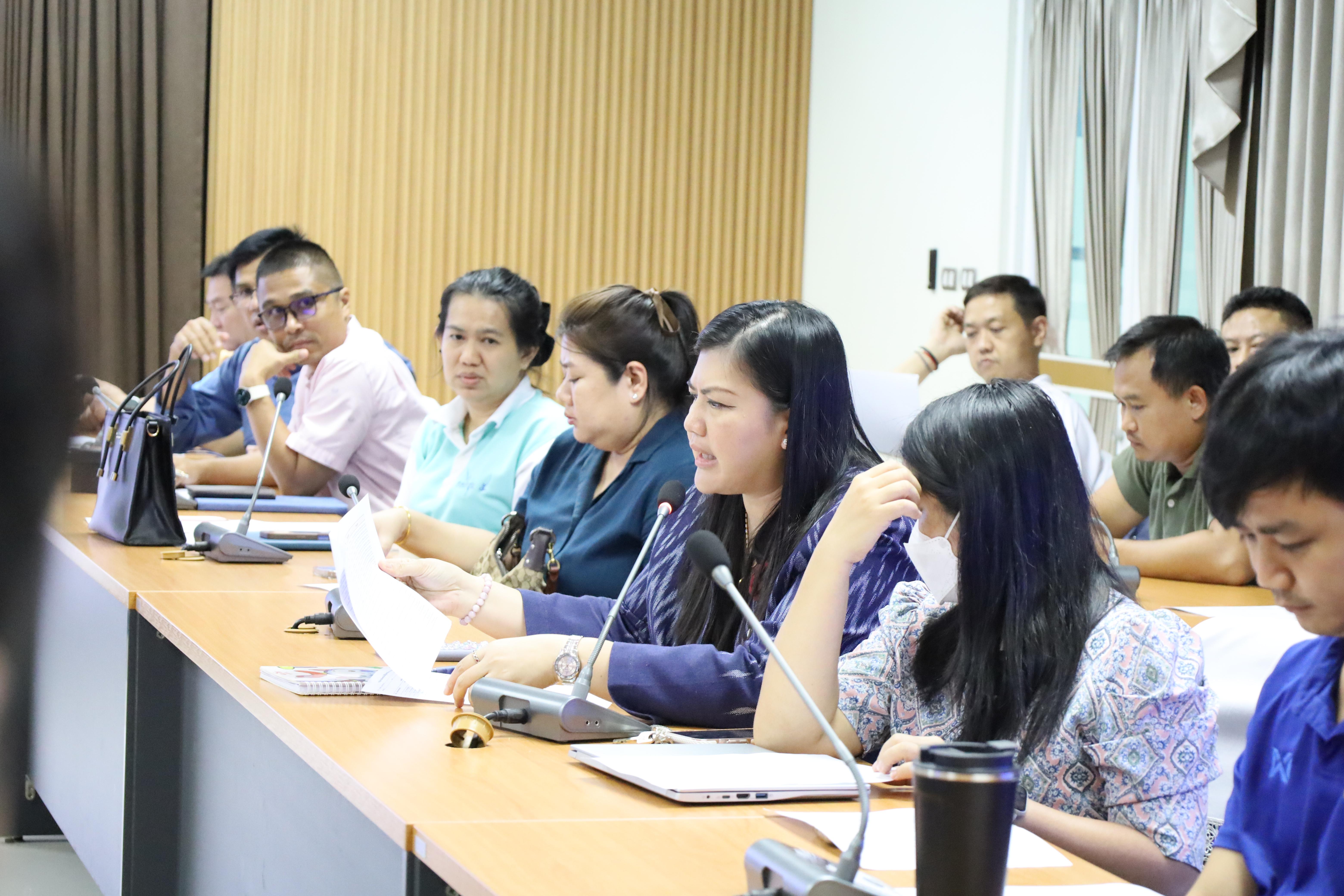 16. ประชุมตัวแทนคณาจารย์เพื่อคัดเลือกนักศึกษาทุนกยศ.