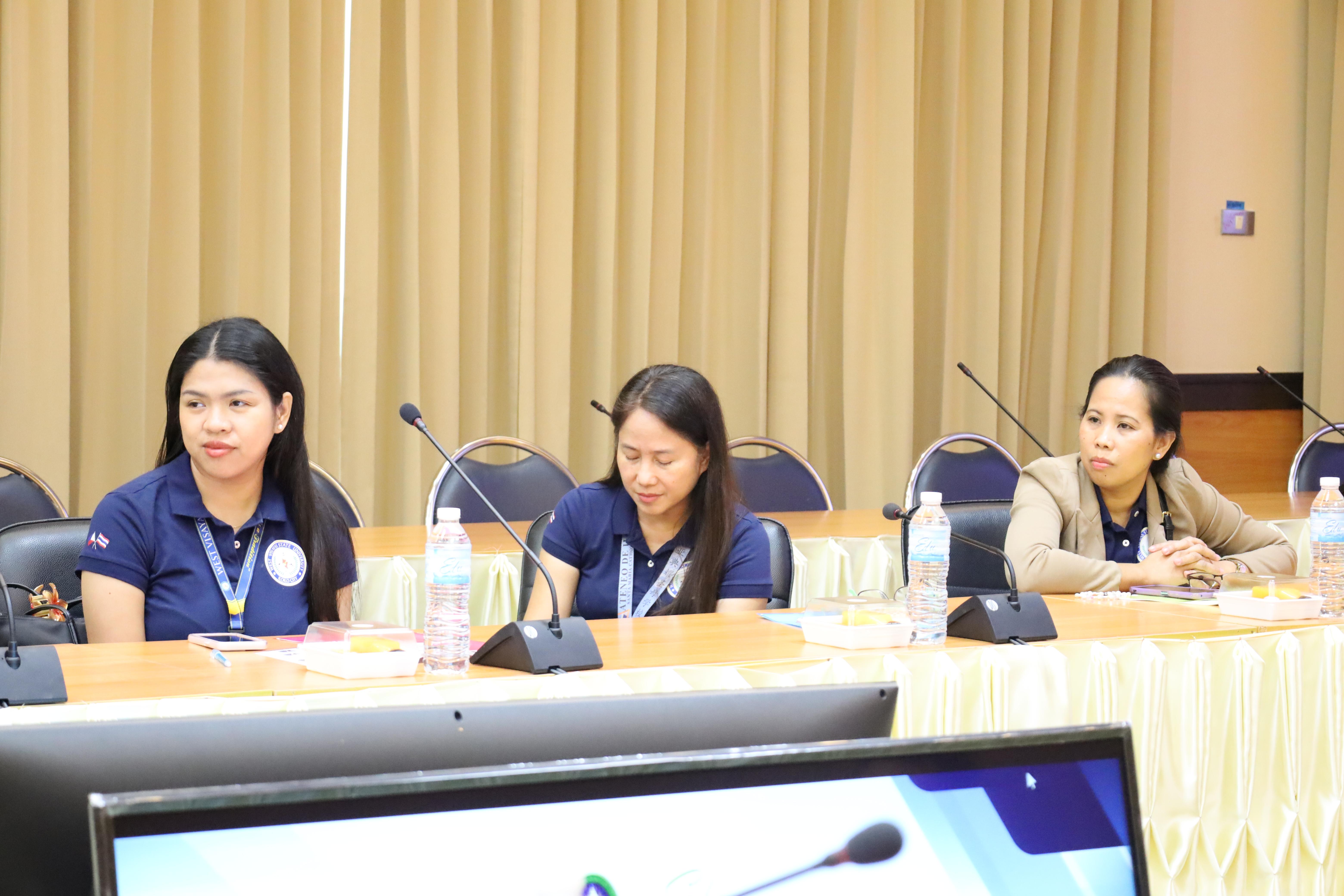 33. กิจกรรมแลกเปลี่ยนวัฒนธรรมเพื่อกำรเรียนรู้สำหรับคณาจารย์และนักศึกษาระดับบัณฑิตศึกษา คณะครุศาสตร์ ความร่วมมือกับ West Visayas State University ประจำปีการศึกษา 2568