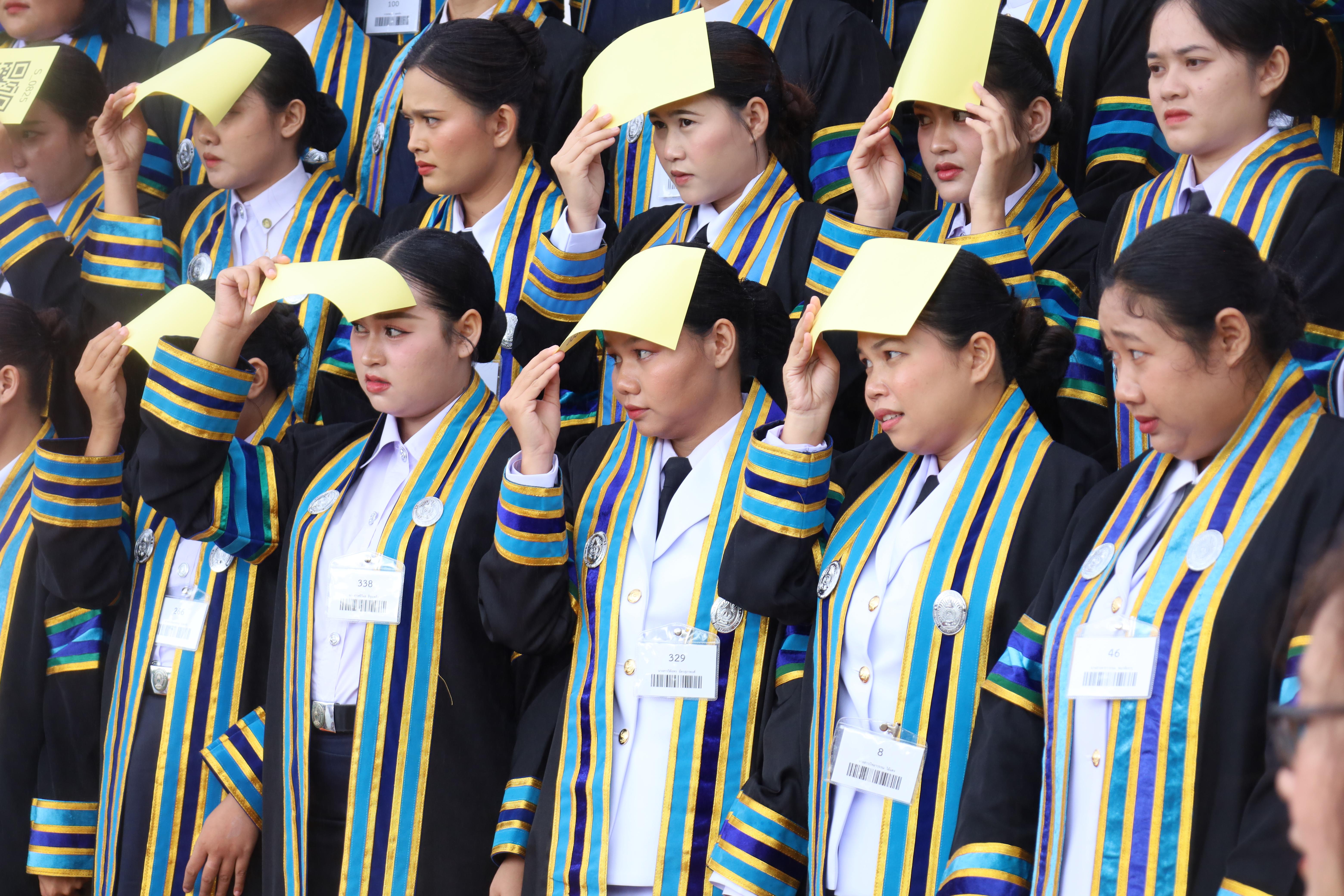 57. บรรยากาศซ้อมใหญ่พิธีพระราชทานปริญญาบัตร ประจำปีพ.ศ.2568