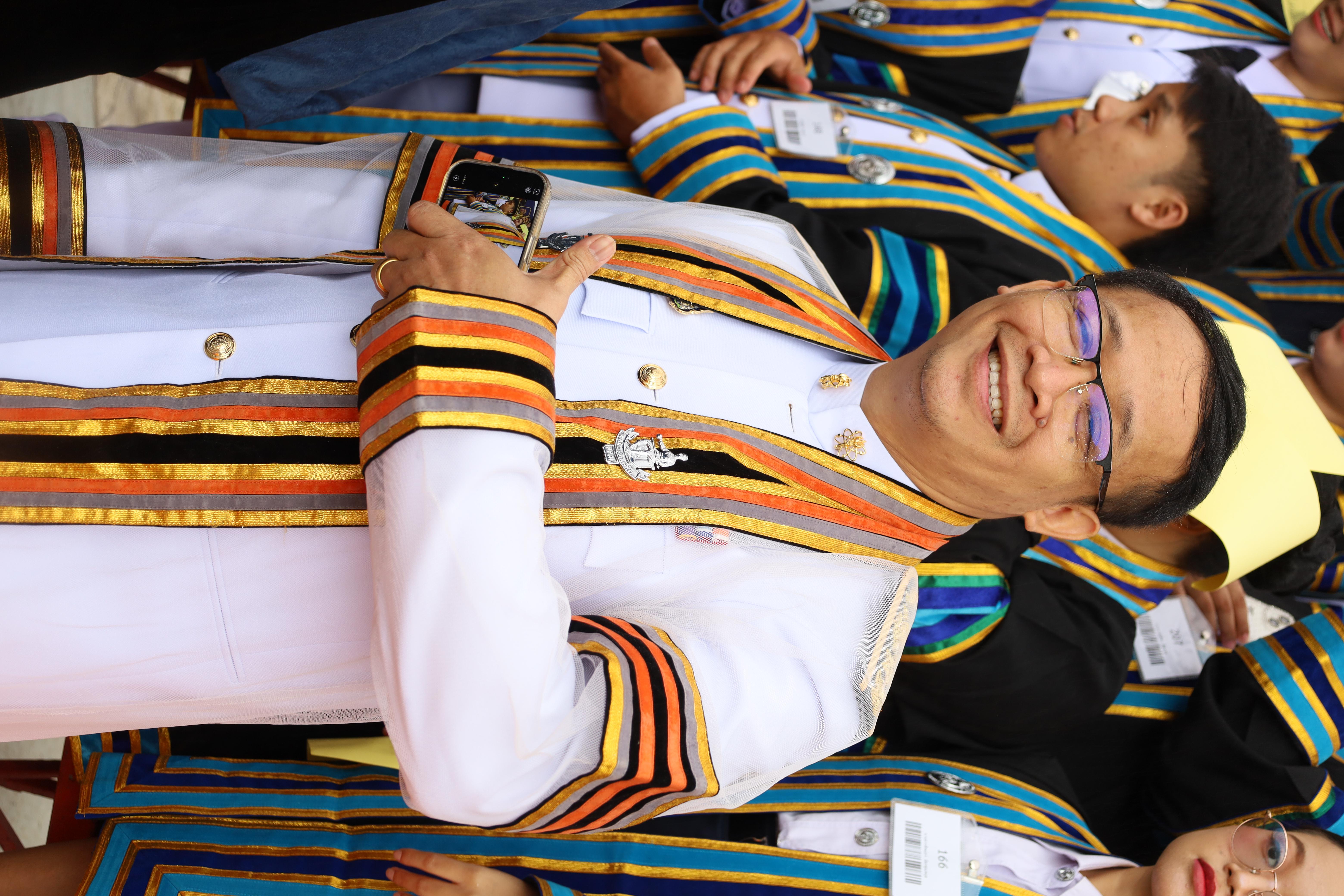 58. บรรยากาศซ้อมใหญ่พิธีพระราชทานปริญญาบัตร ประจำปีพ.ศ.2568