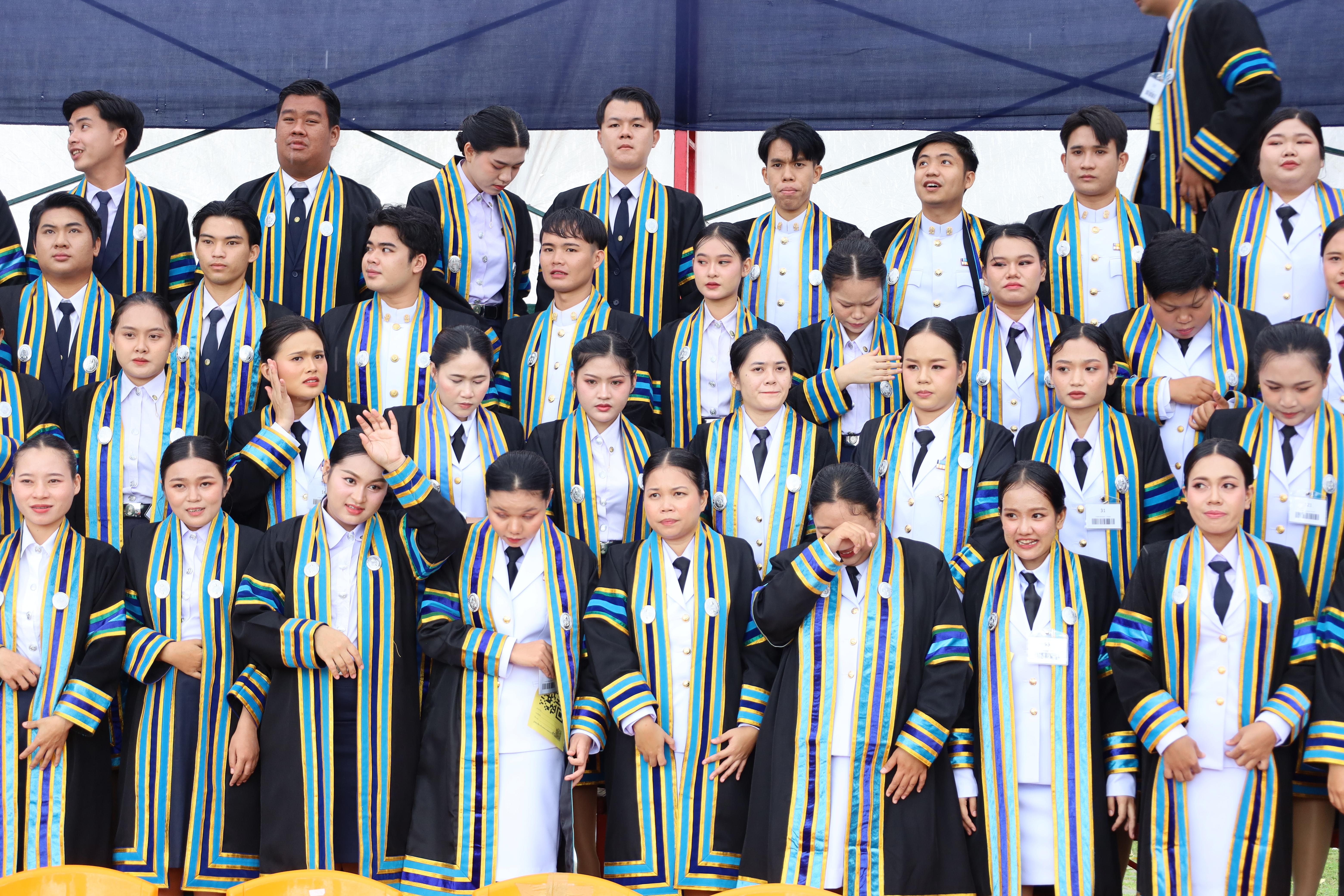 63. บรรยากาศซ้อมใหญ่พิธีพระราชทานปริญญาบัตร ประจำปีพ.ศ.2568