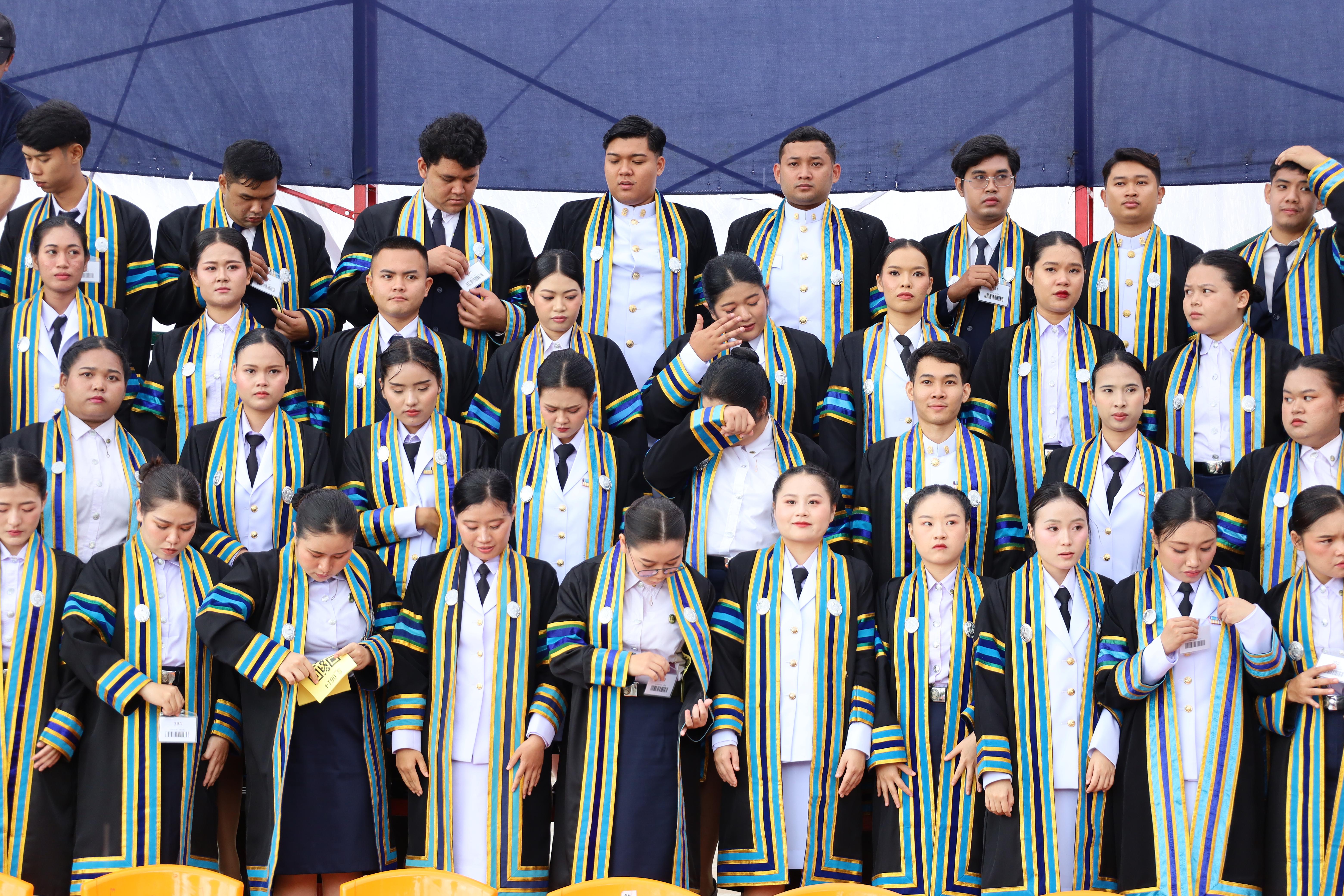 64. บรรยากาศซ้อมใหญ่พิธีพระราชทานปริญญาบัตร ประจำปีพ.ศ.2568