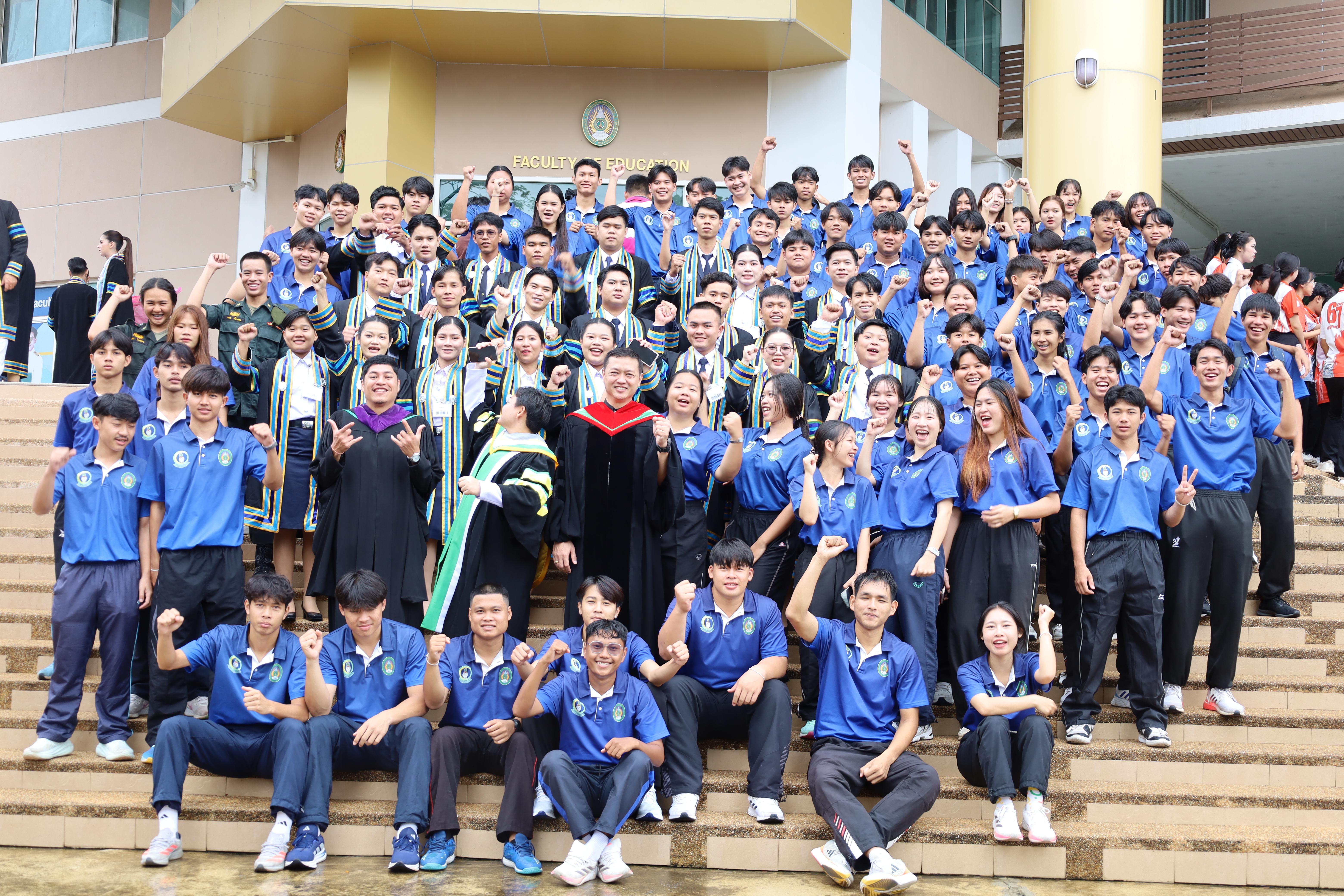 125. บรรยากาศซ้อมใหญ่พิธีพระราชทานปริญญาบัตร ประจำปีพ.ศ.2568