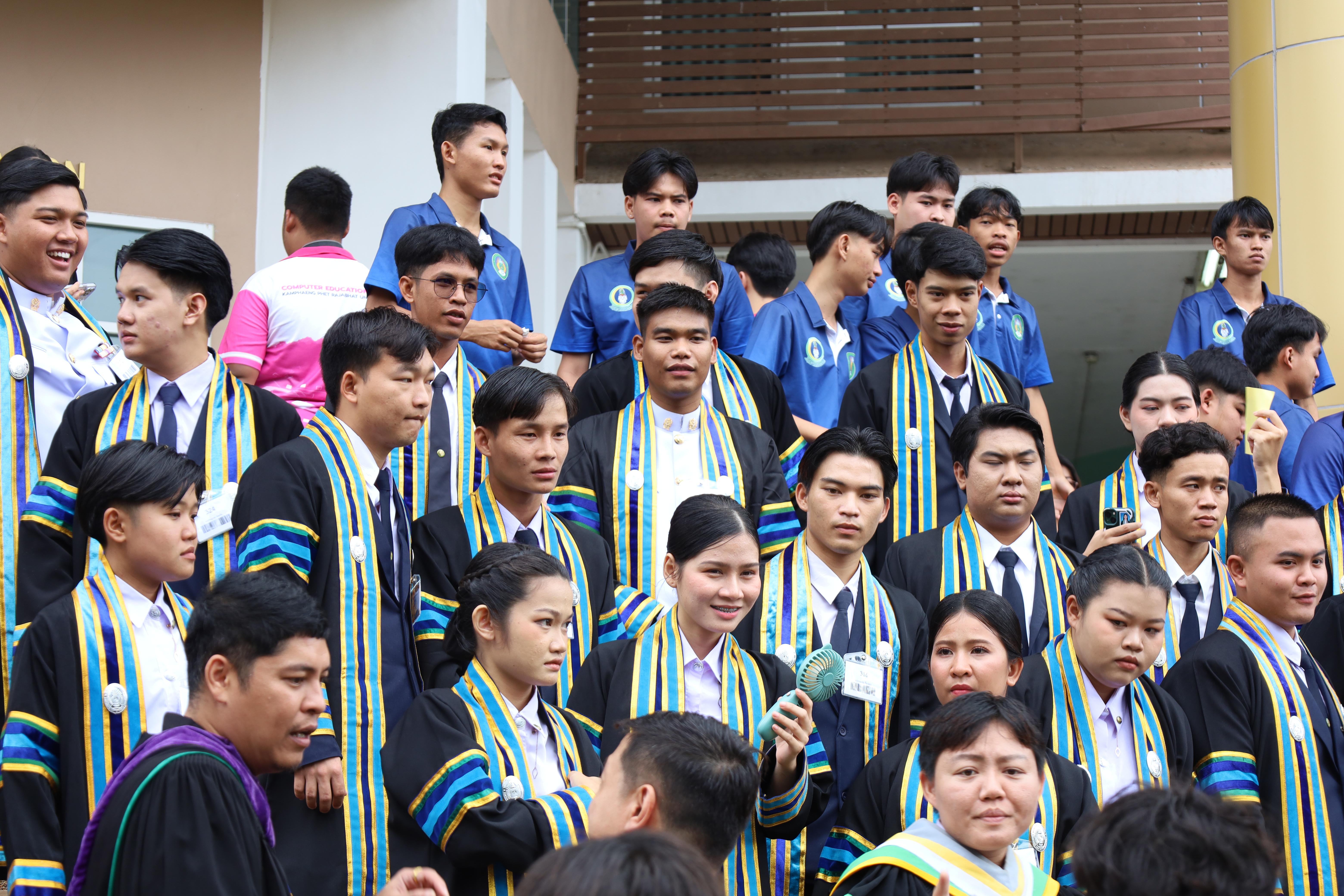 127. บรรยากาศซ้อมใหญ่พิธีพระราชทานปริญญาบัตร ประจำปีพ.ศ.2568