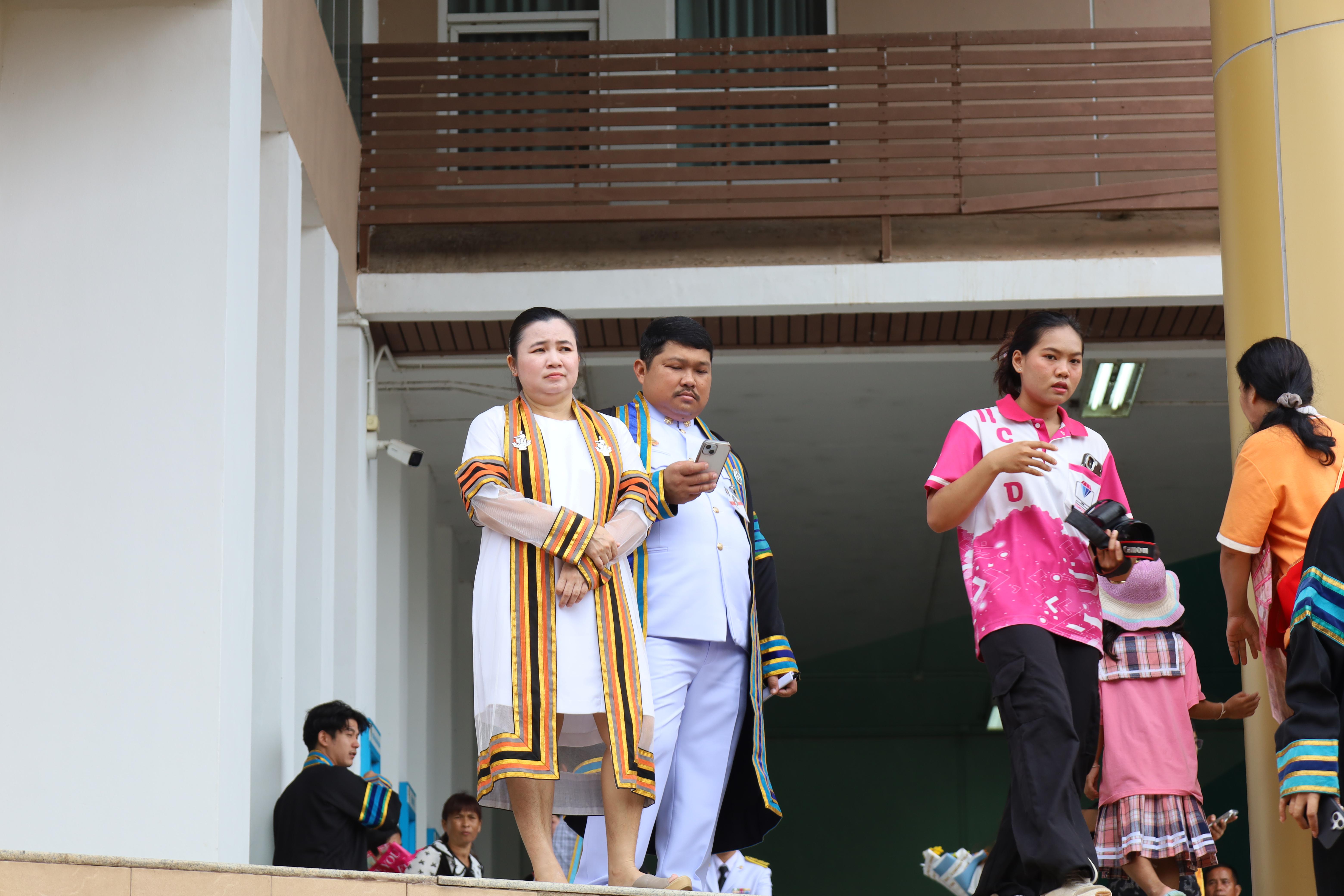 144. บรรยากาศซ้อมใหญ่พิธีพระราชทานปริญญาบัตร ประจำปีพ.ศ.2568