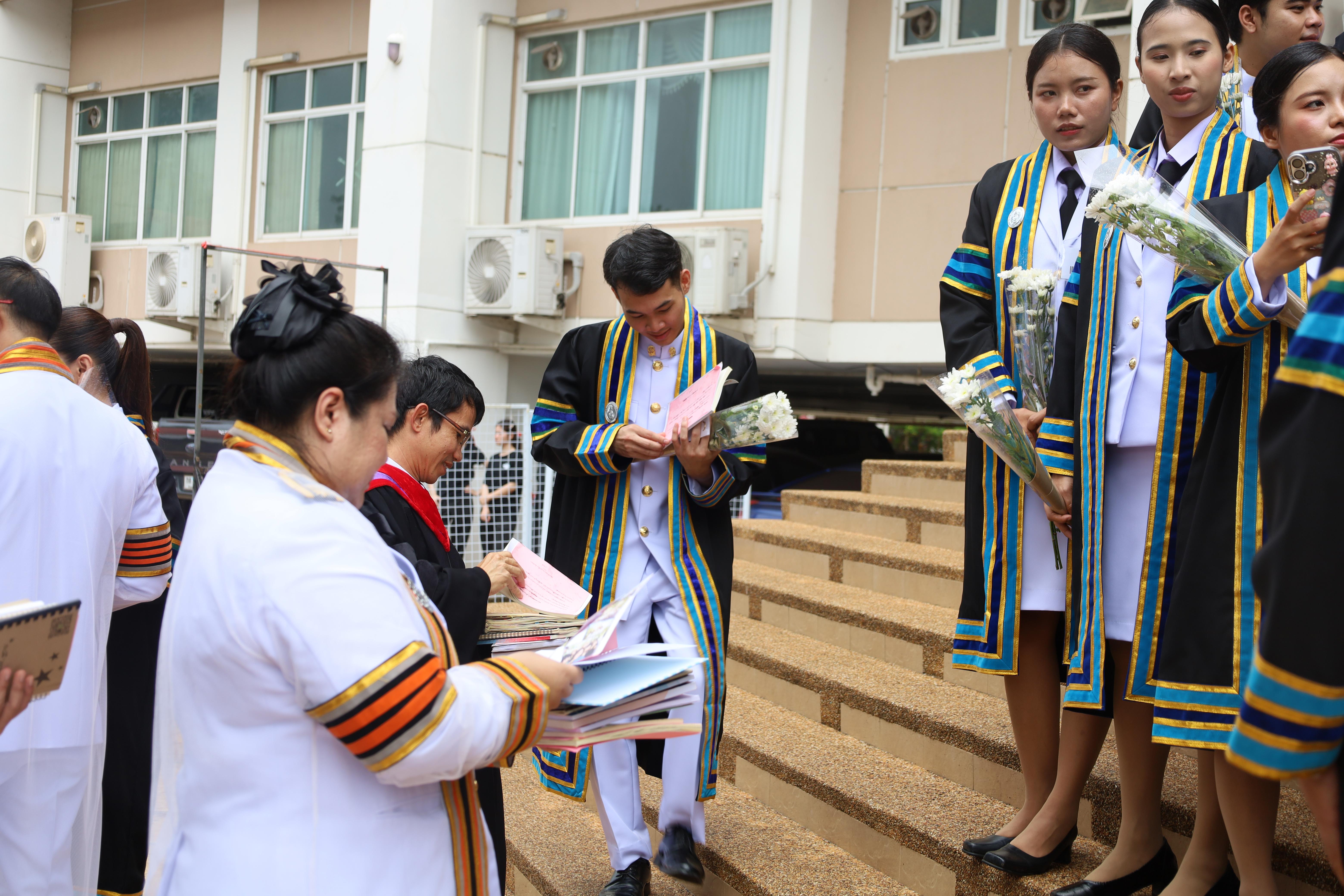 188. บรรยากาศซ้อมใหญ่พิธีพระราชทานปริญญาบัตร ประจำปีพ.ศ.2568