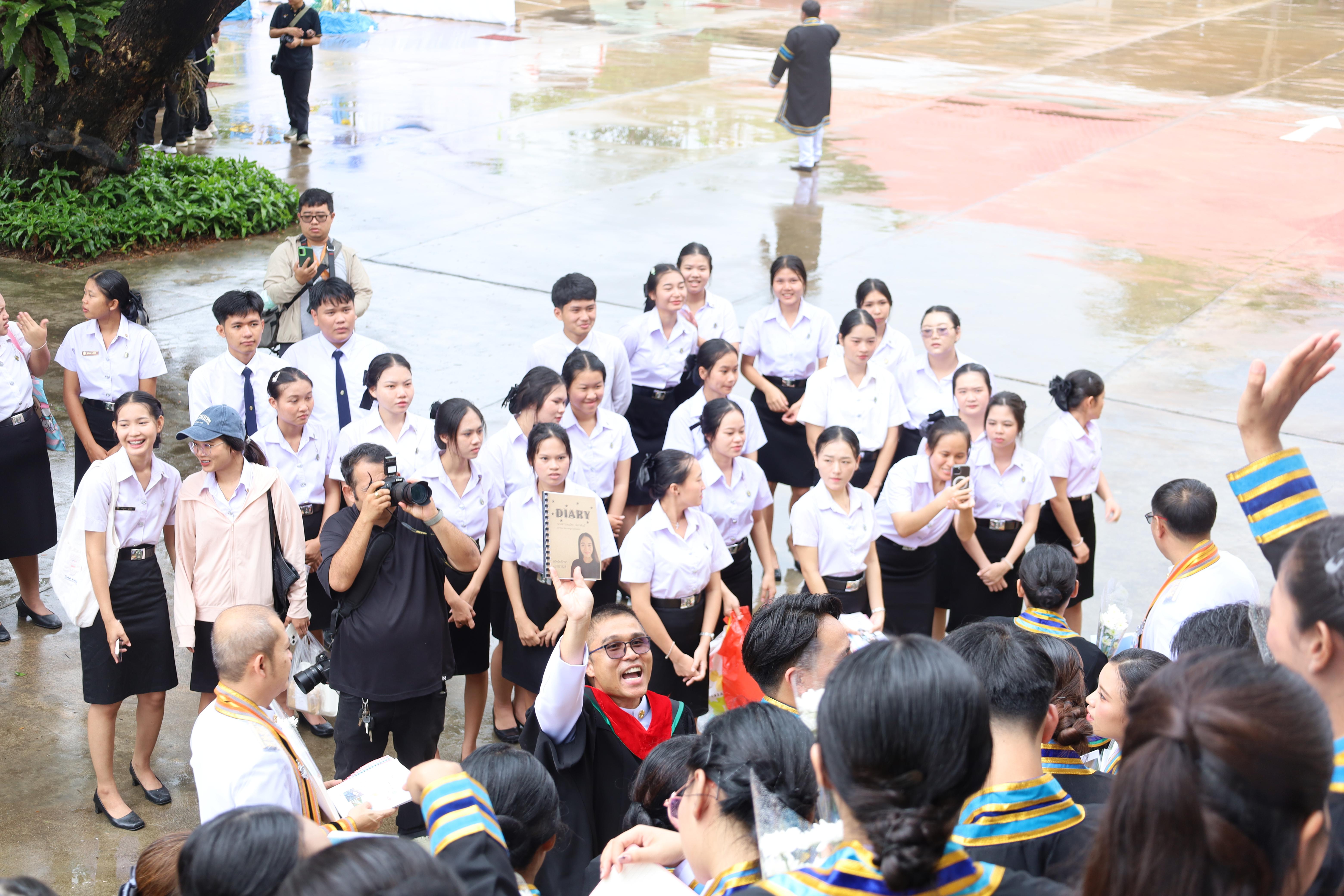 197. บรรยากาศซ้อมใหญ่พิธีพระราชทานปริญญาบัตร ประจำปีพ.ศ.2568