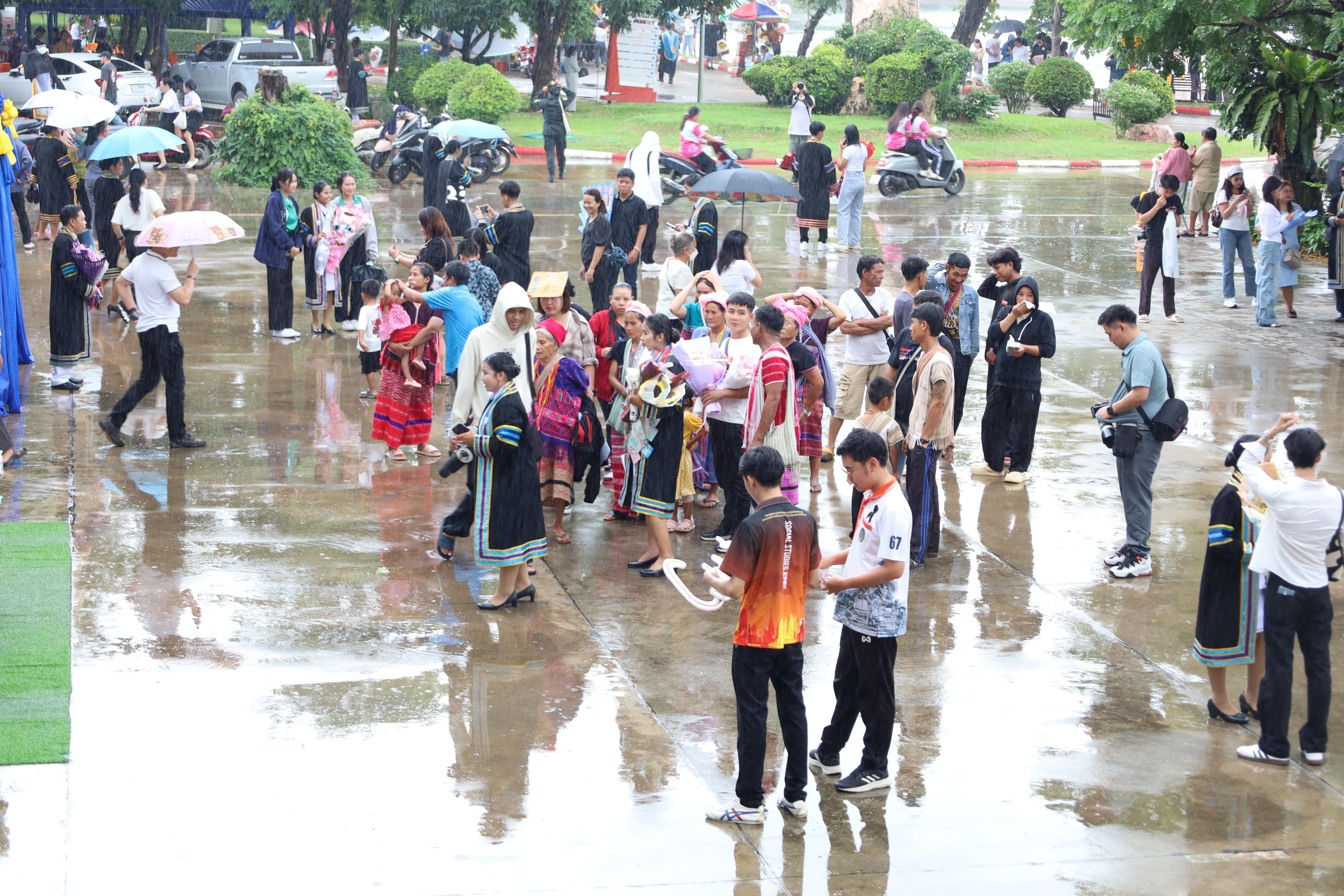 227. บรรยากาศซ้อมใหญ่พิธีพระราชทานปริญญาบัตร ประจำปีพ.ศ.2568