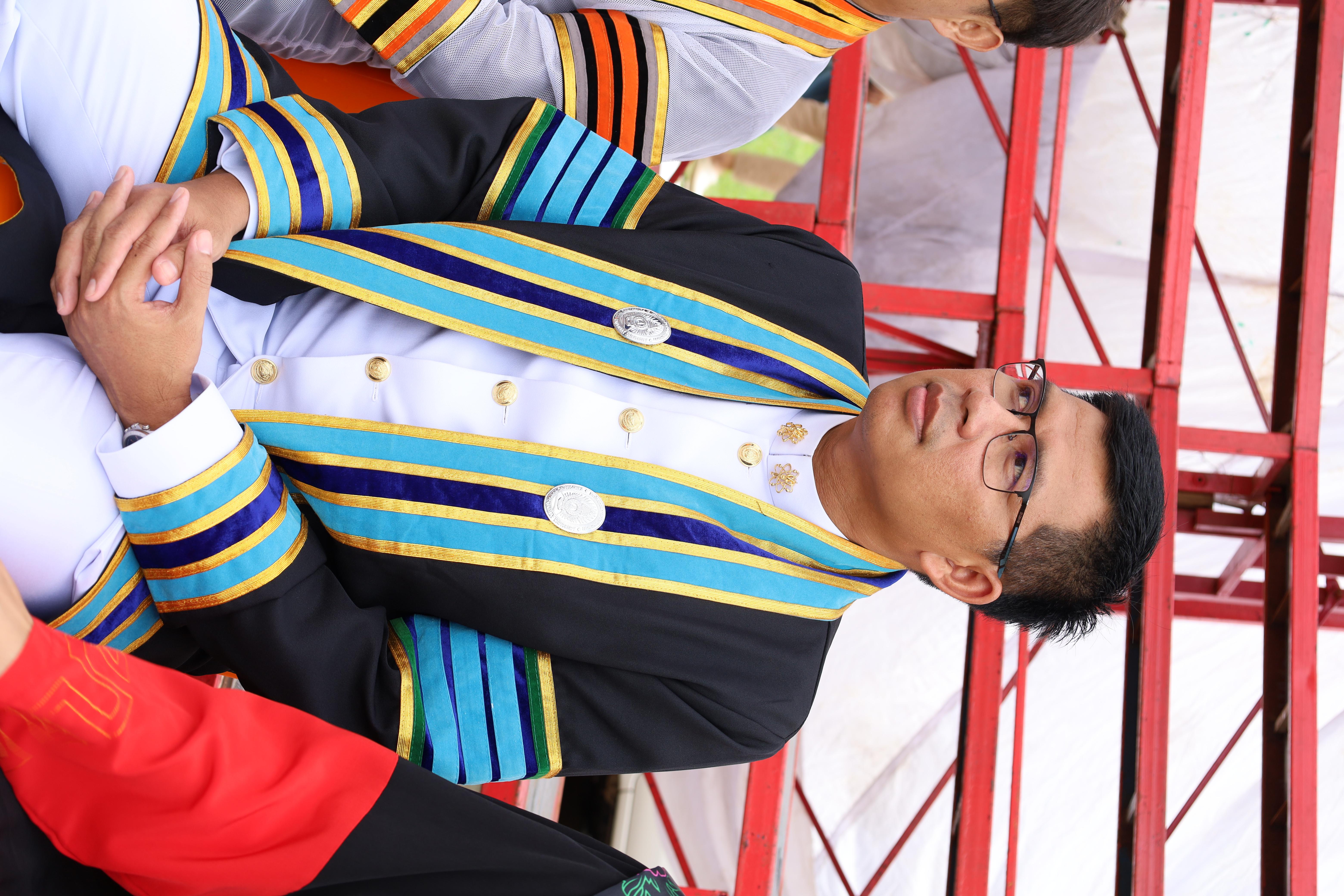 328. บรรยากาศซ้อมใหญ่พิธีพระราชทานปริญญาบัตร ประจำปีพ.ศ.2568