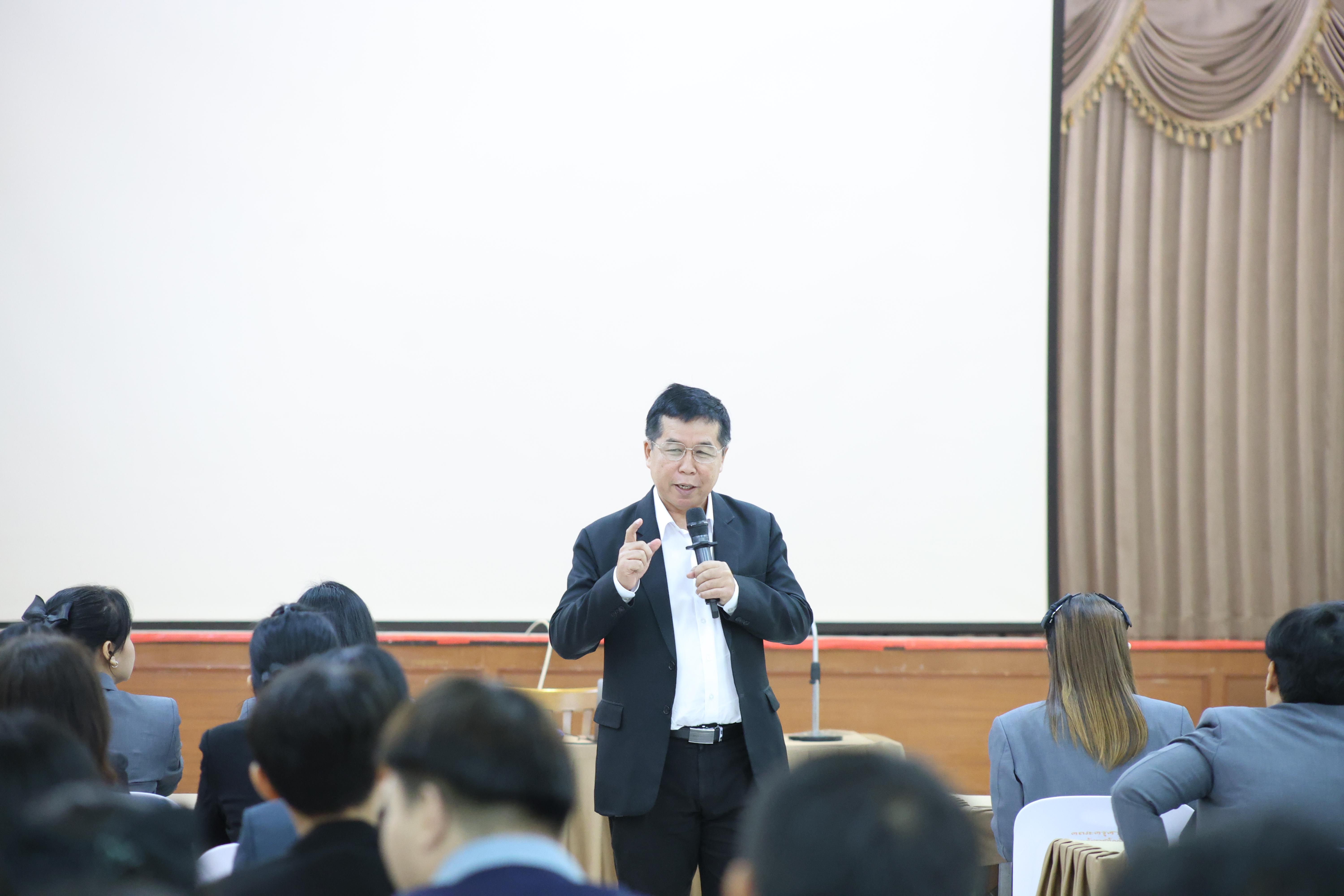 53. กิจกรรมสานสัมพันธ์สู่ขวัญน้อง-พี่ ตามวิถีวัฒนธรรมกัลยาณมิตรของนักศึกษาระดับบัณฑิตศึกษา สาขาวิชาบริหารการศึกษา ประจำปีการศึกษา2569
