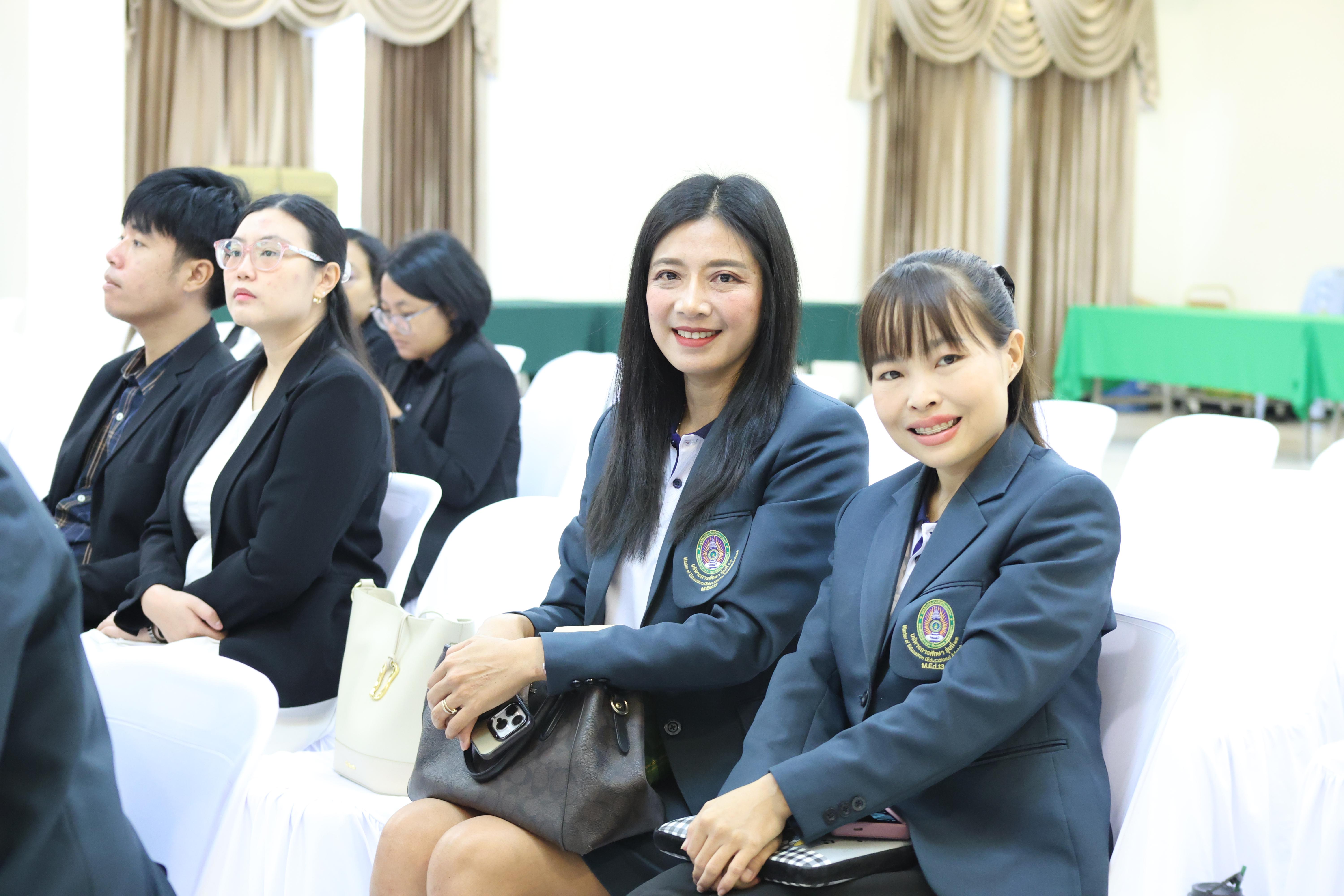 64. กิจกรรมสานสัมพันธ์สู่ขวัญน้อง-พี่ ตามวิถีวัฒนธรรมกัลยาณมิตรของนักศึกษาระดับบัณฑิตศึกษา สาขาวิชาบริหารการศึกษา ประจำปีการศึกษา2569