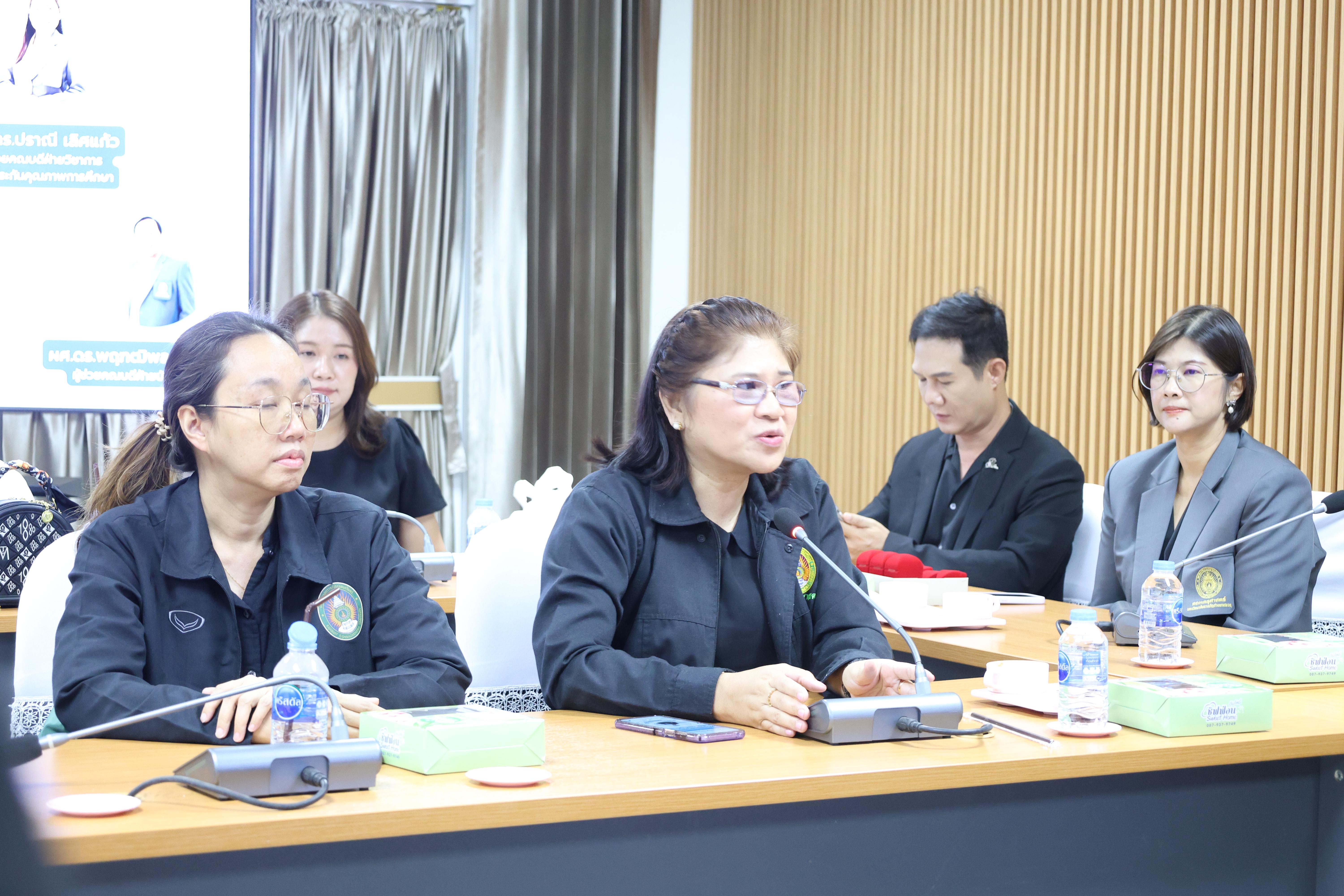 55. ต้อนรับคณะศึกษาดูงานจากมหาวิทยาลัยราชภัฏราชนครินทร์
