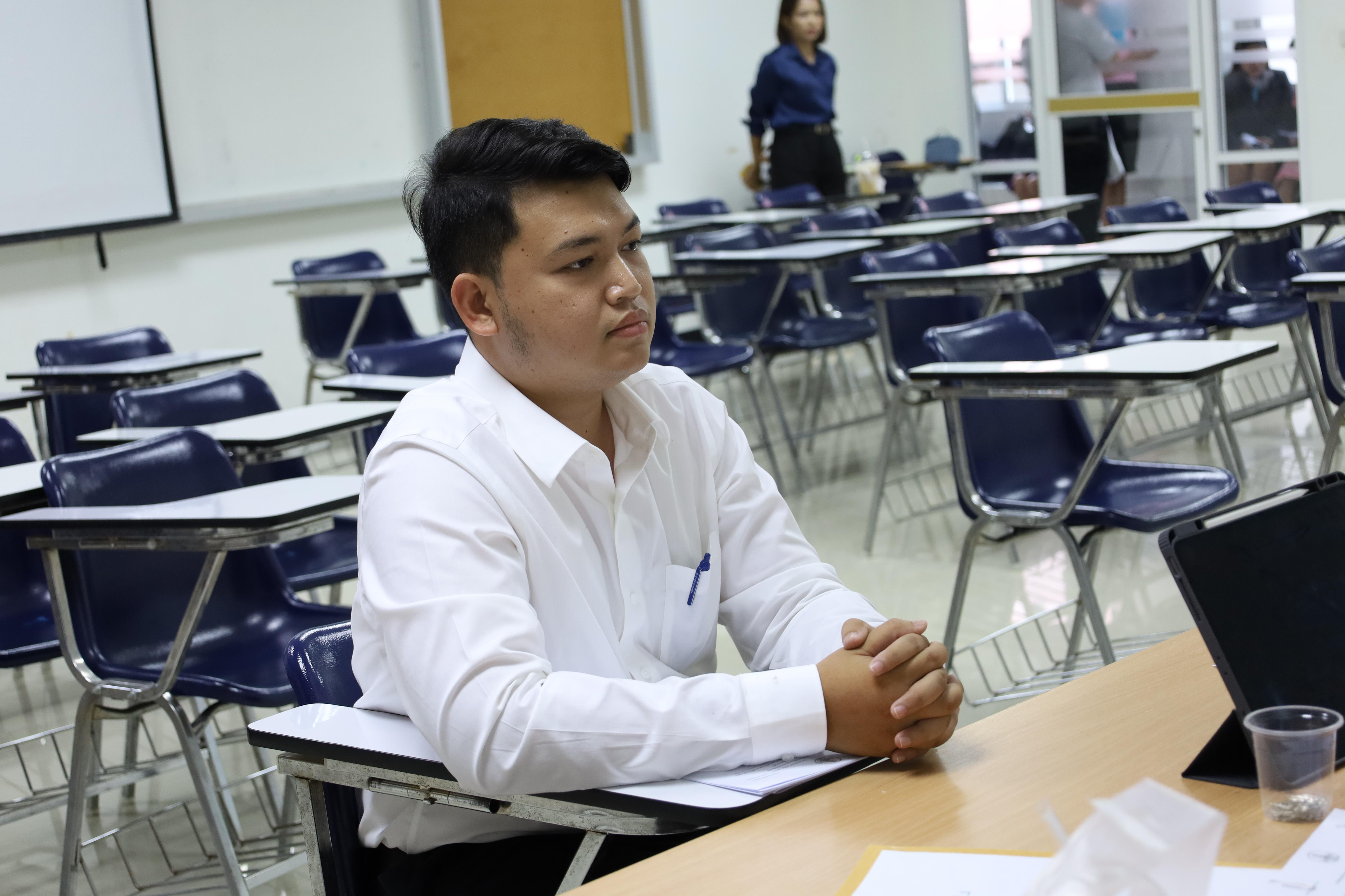 62. เมื่อวันที่ 23 สิงหาคม 2568 ผศ.ดร.ประจบ ขวัญมั่น คณบดีคณะครุศาสตร์พร้อมด้วยคณะผู้บริหาร คณะครุศาสตร์ ได้ลงพื้นที่ตรวจเยี่ยมการสอบคัดเลือกนักศึกษาเข้าศึกษาในหลักสูตรประกาศนียบัตรสาขาวิชาชีพครู ประจำปีการศึกษา 2568